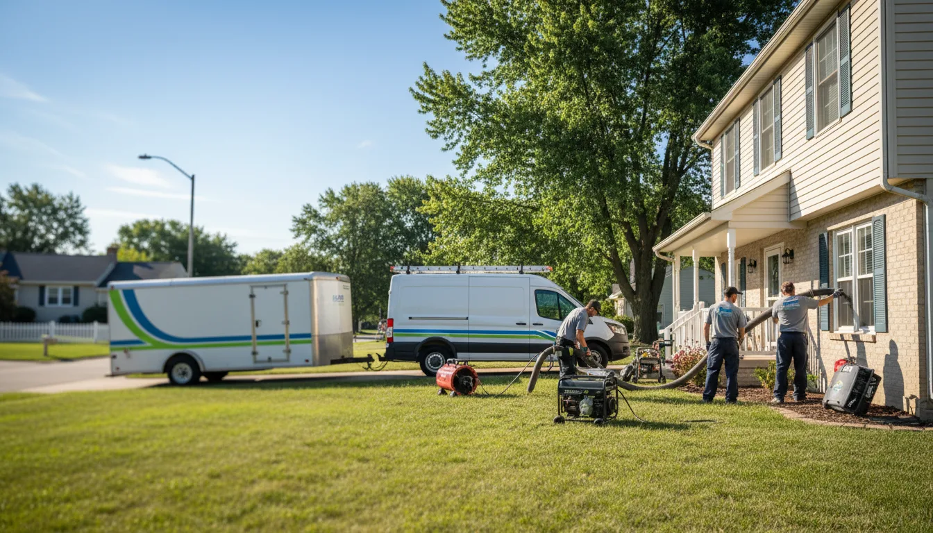 Flooded Basement Restoration And Cleanup With Repair in Nortonville, KS near me